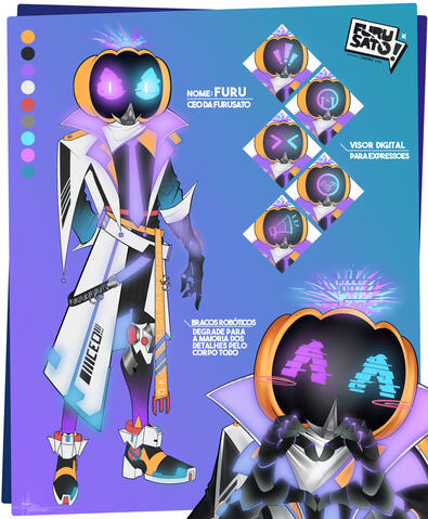 Furu (FURUSATO) Character Design + Reference Sheet